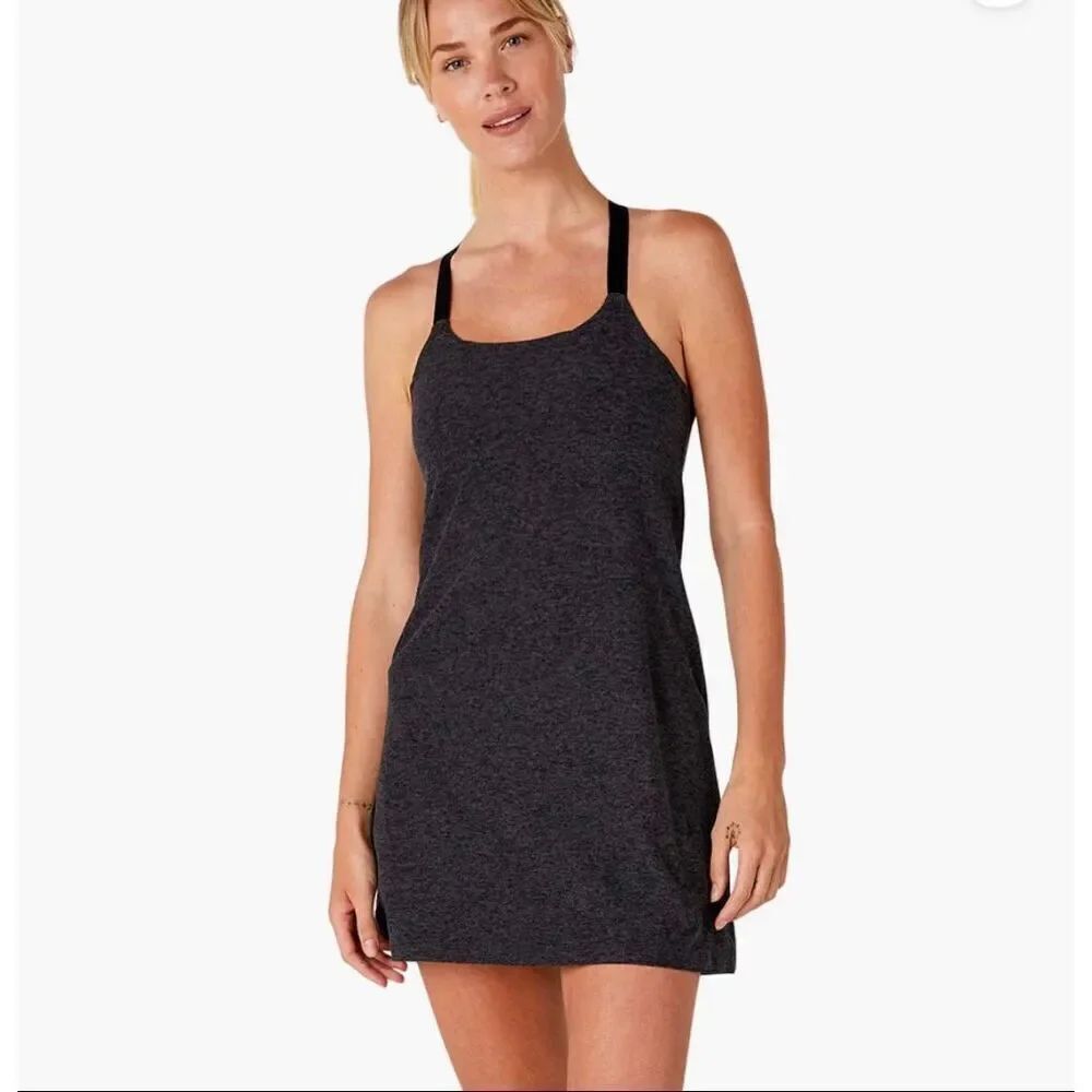 Beyond Yoga Move It Tennis Dress size medium dark night NWT
